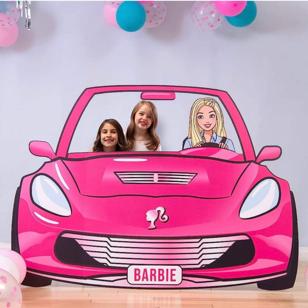 Barbie Convertible Party Decoration